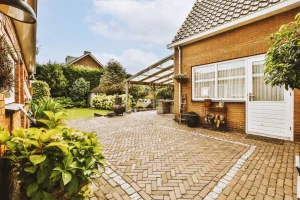 Block paving driveway